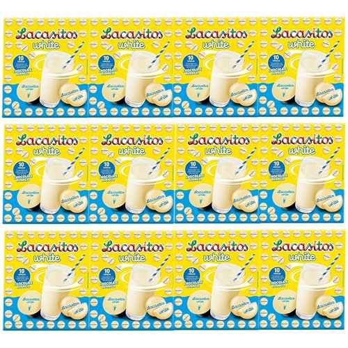 PACK 12 x LACASA & BAQUÉ BATIDO DE LACASITOS WHITE 120 CÁPSULAS
