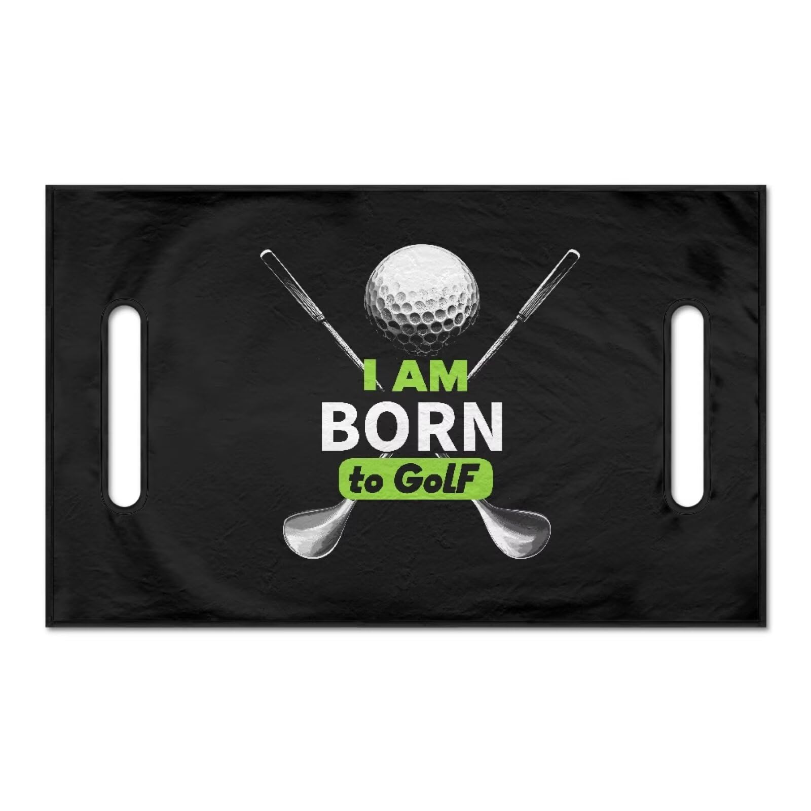 Wanyint Coprisedile per golf cart leggero, accessorio universale per EZGO Yamaha Club Cars e altri golf cart a 2 posti, Born to Golf
