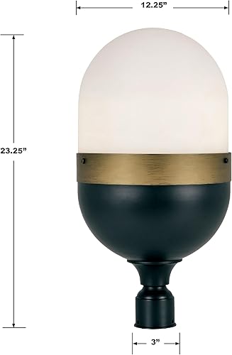 Miniatura 5 de Brian Patrick Flynn para Crystorama Capsule Outdoor 3 Light Post