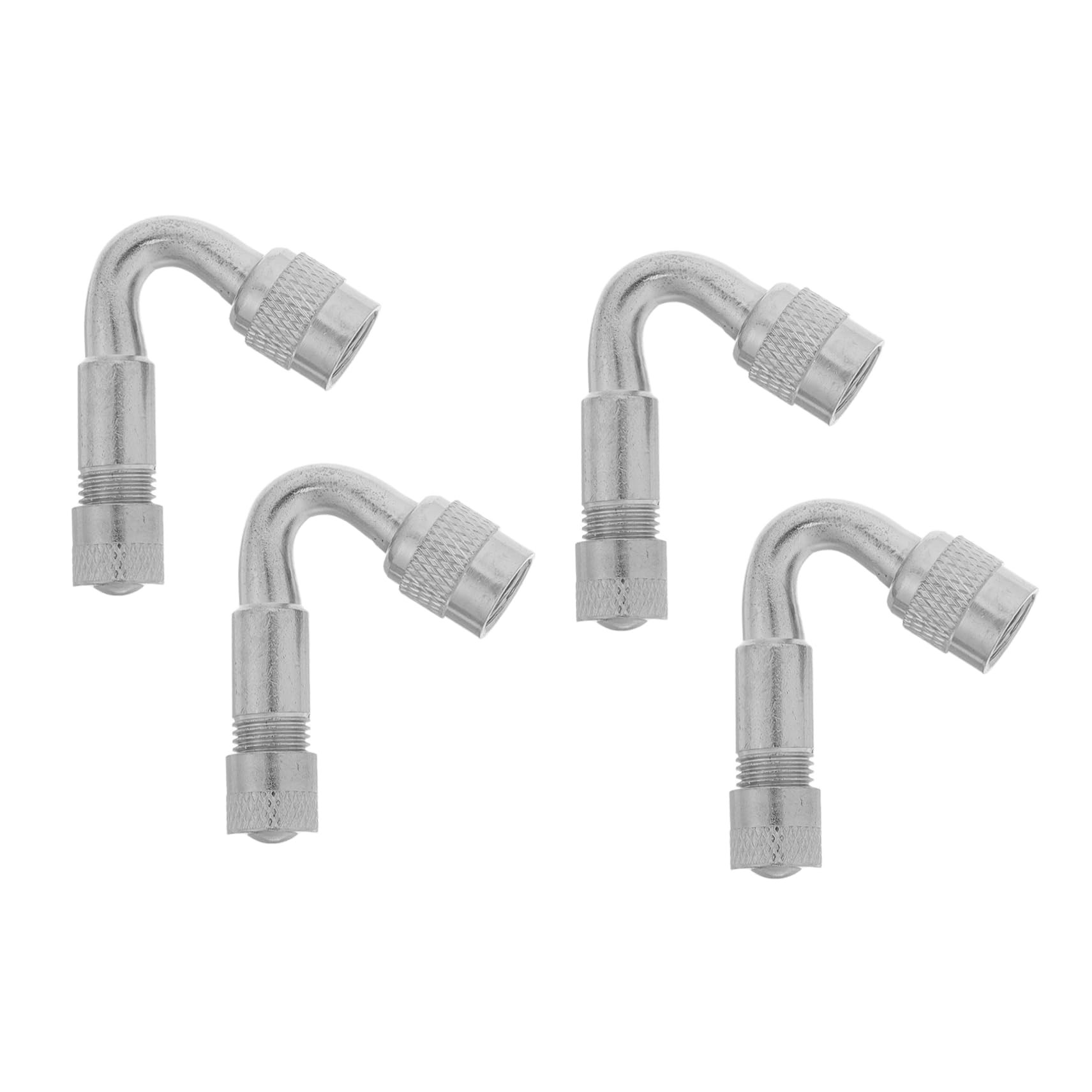 BESPORTBLE 4Pcs Metal Valve Stem Extenders for Cars Motorcycles Trucks Durable Tire Valve Extensions for Enhanced Vehicle Performance Easy Installation Broad Compatibility