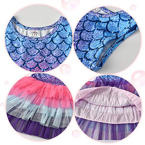 Vikita Toddler Girl Dressess, Summer Clothes Short Sleeve Party Tutu Casual Dresses For Little Girls Sh4594 5T #TOP4