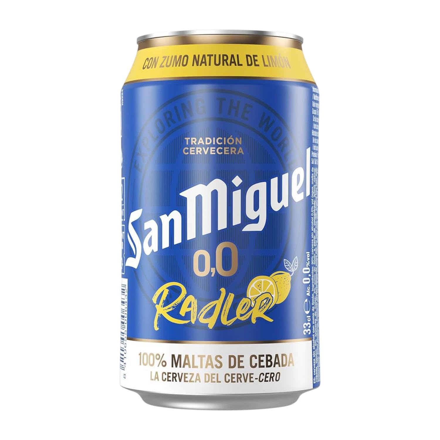 Cerveza Caja de 24 unidades San Miguel Radler 0,0 Lata 33 cl Sin Alcohol