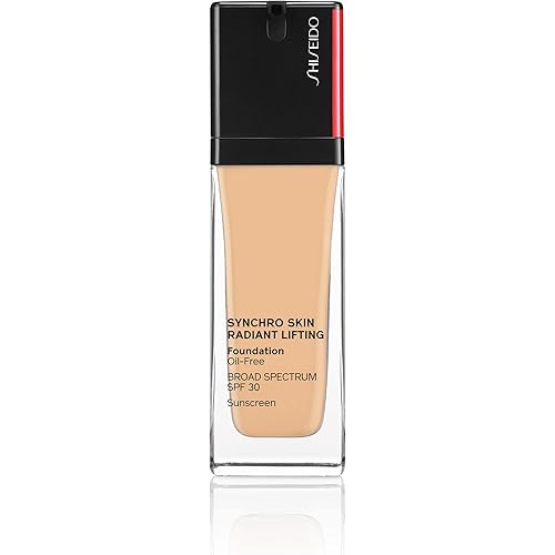 Shiseido Synchro Skin Radiant Lifting Med to Full Coverage Foundation SPF 30, 160 Shell, 30ml