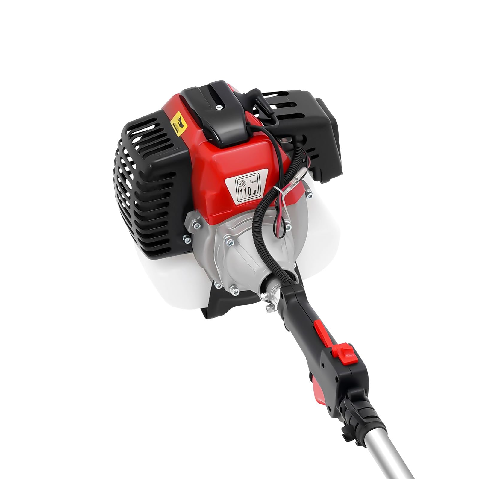 Desbrozadora multifunción 10 en 1 con motor de 2 tiempos de 52 cc para césped de jardín | Cortasetos MT520, 2800 – 3200 r/min, gasolina, gasolina, cortacésped, 105 x 25 x 25 cm