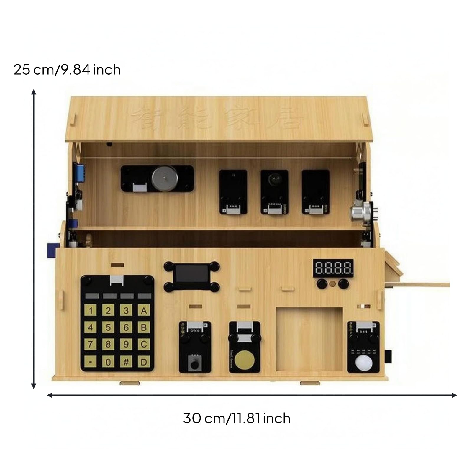 F Fityle Smart Home Entrenador Dispositivo Domótica Kit Programación Módulos Conectividad Teclado Pantalla Conjunto Didáctico para Interacción de Módulos