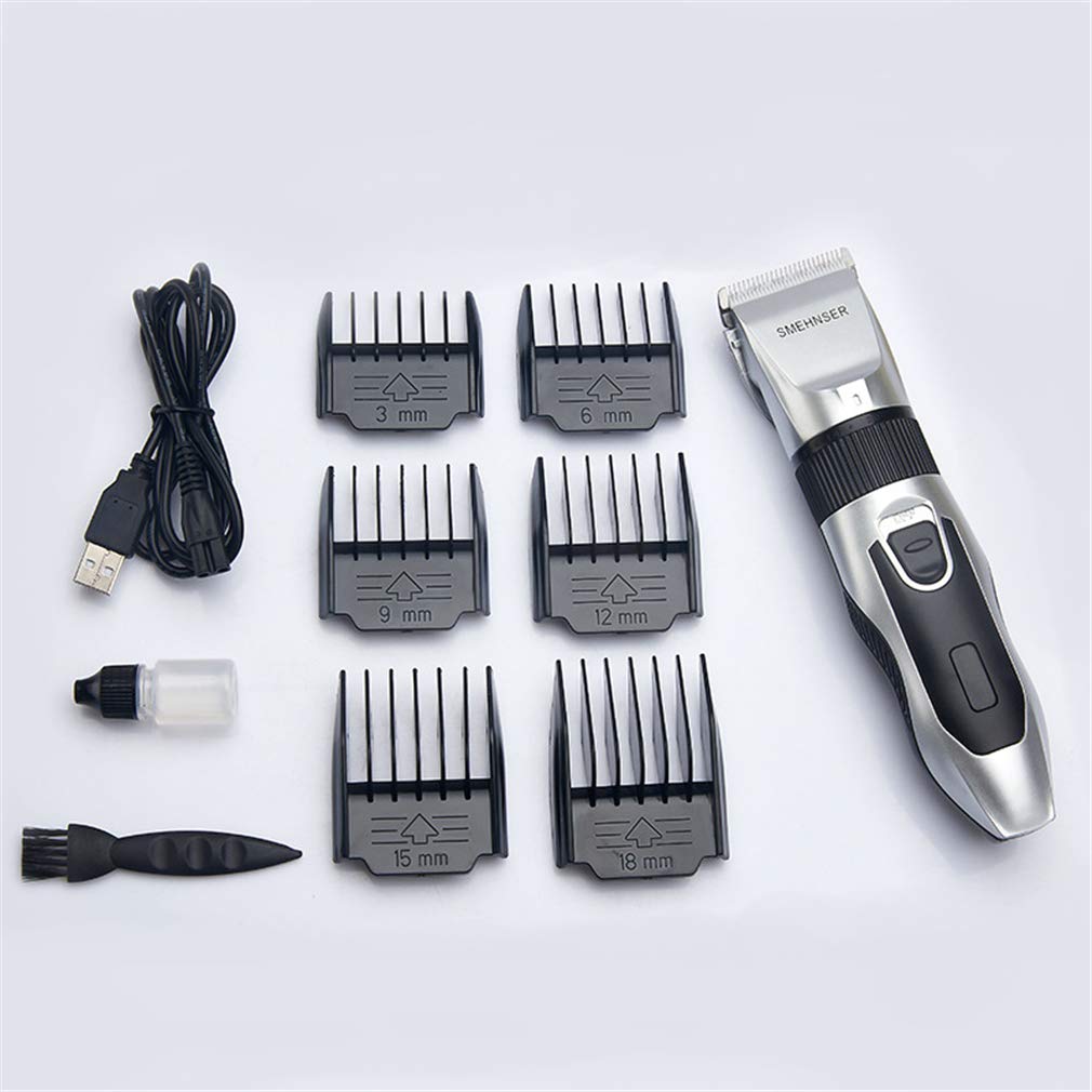 Capelli Elettrico Clipper Professional Multi-Functional Capelli Clipper Ricaricabile A Batteria con 6 Guida Combs Due modalità Sono Adatti per Adulti E Bambini