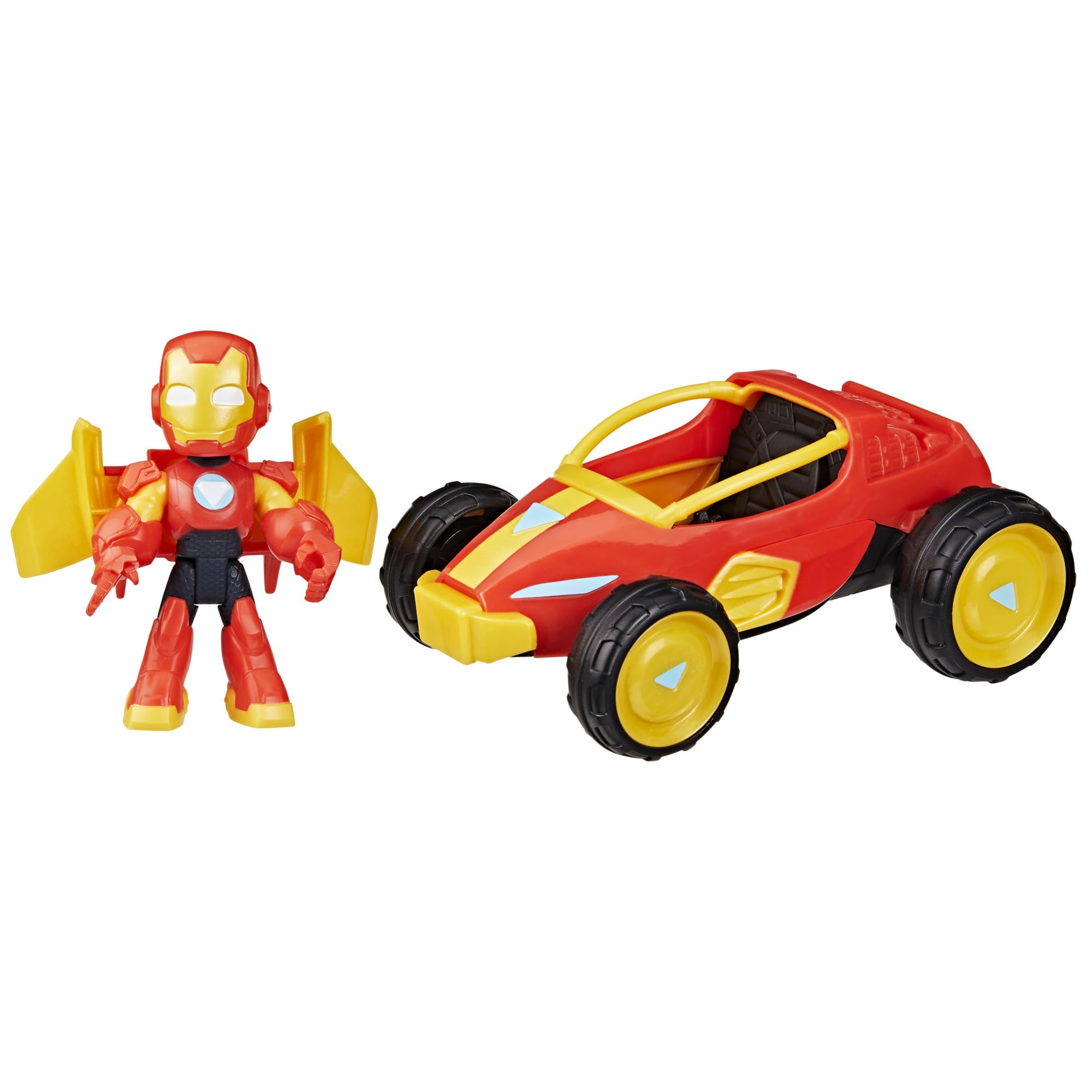 Marvel Iron Man and his Awesome Friends Iron Racer Aksiyon Figürü ve Oyuncak Araç