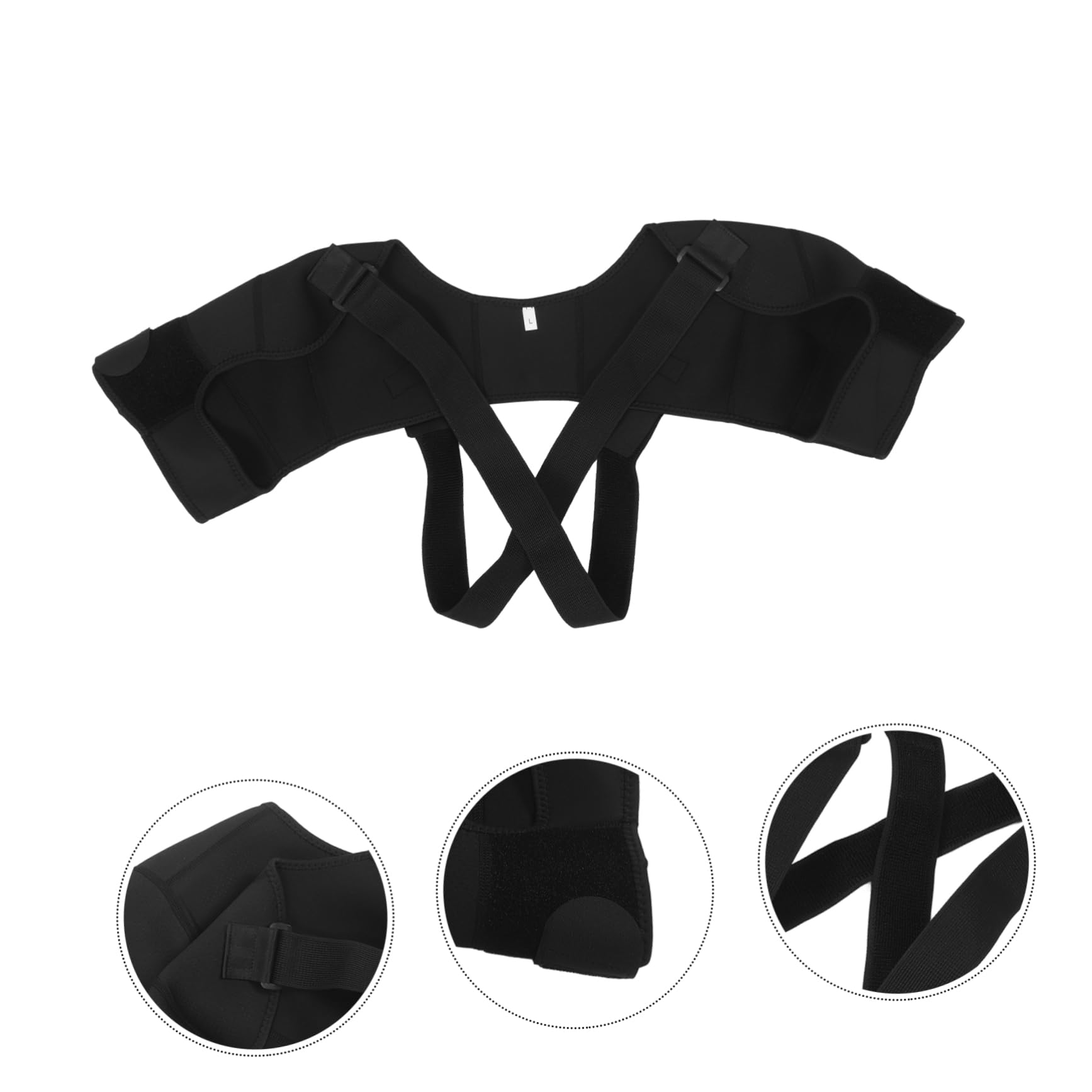 KESYOO Shoulder Support Brace for Weightlifting Comfortable Shoulder Protector for Sports Fitness for Workout and Injury Prevention Unisex Design