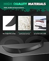 Vista 4 de SCITOO Alerón lateral compatible con Dodge Charger Sedán 2011-2020 negro mate estilo Hellcat para alerón trasero del maletero