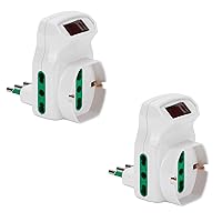 FANTON 82317-B2 set 2 pz Adattatore triplo spina piccola 10A