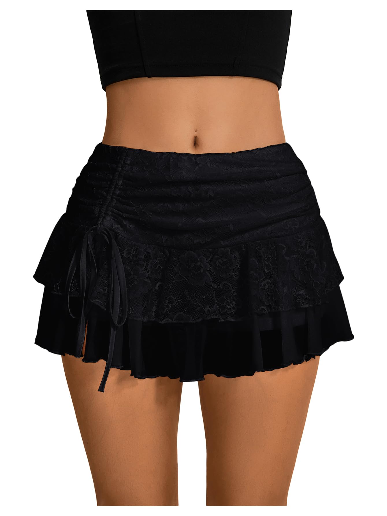 パンツ Verlet Tweed Mini Skort black M 77aae301n0418240_1.jpg