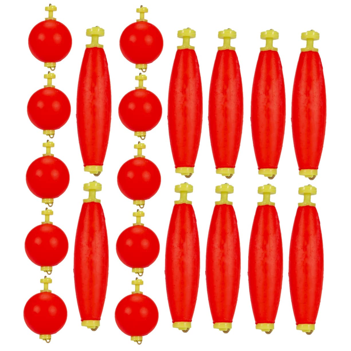 BESPORTBLE Flotteur De Pêche Canne À Pêche Matériel De Pêche en Mer Marqueur Pôle Plate-Forme Appâts De Pêche Attaquer Rouge Mousse D'éthylène Et D'acétate De Vinyle