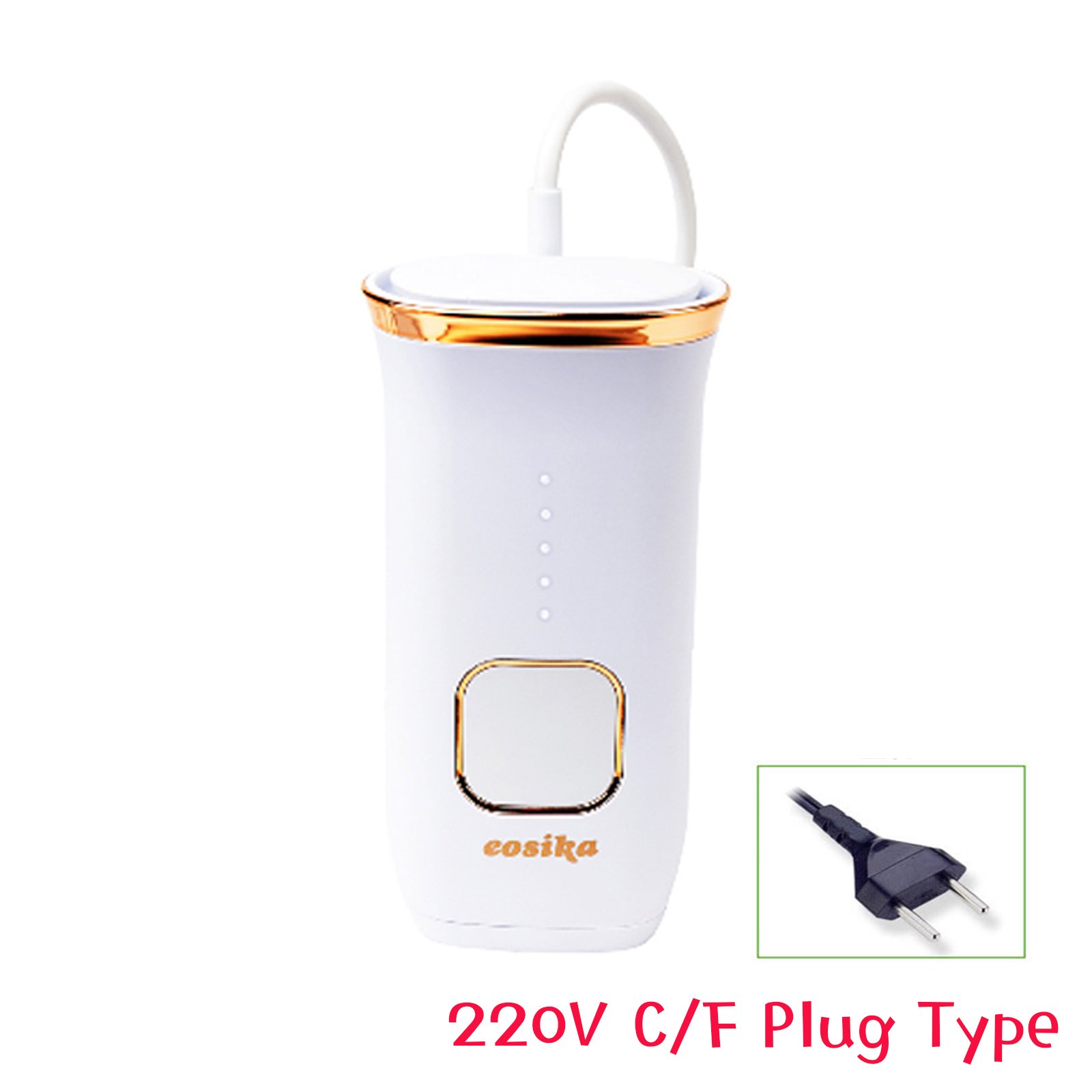 Eosika SIPL-1000 Laser Hair Removal Epilator Low-Power Beam for Face Body 220V