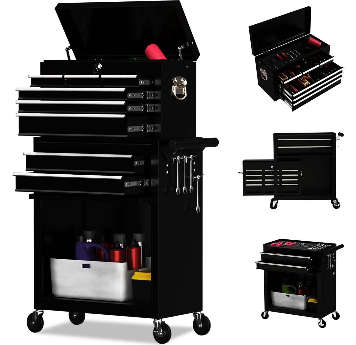 OAKANDO 8 Drawer Rolling Tool Chest