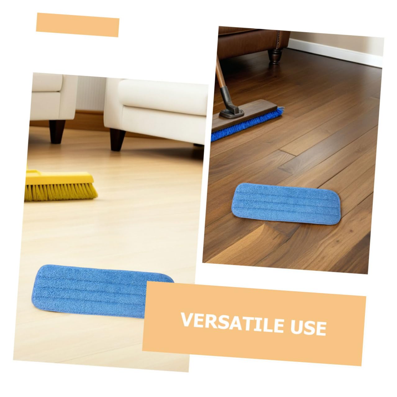 10 Panni per Mop Piatto in Microfibra Lavabili e Riutilizzabili Ricariche per Mop Spray Compatibili Sostituzione Panno per Pavimenti in Legno Piastrelle e Laminato Alta Assorbenza