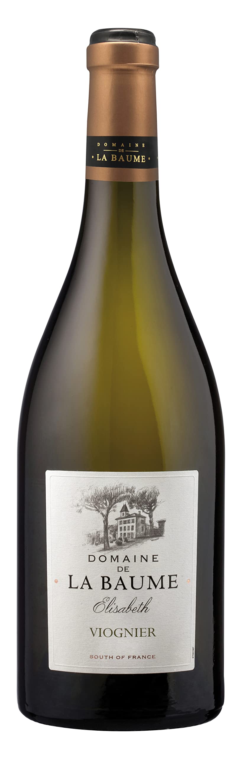 Domaine de la Baume - Viognier Weisswein aus Südfrankreich, Cuvée Elisabeth (1 x 0.75 l) (Packung mit 6)
