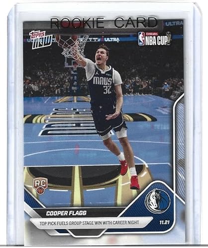 2025 Cooper Flagg Basketball Rookie Trading Card #60 Carrer Night