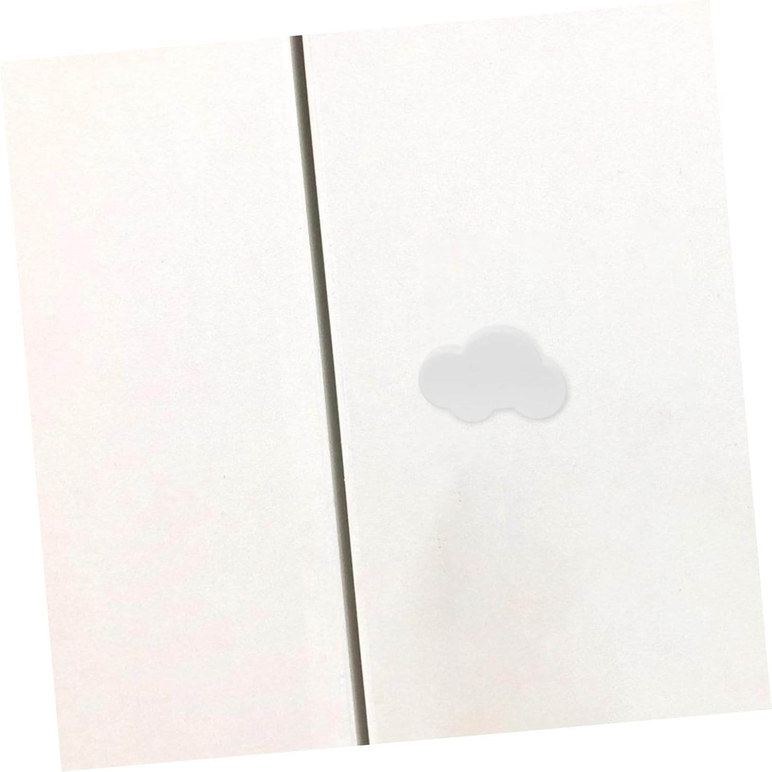 Gadpiparty 24pcs Modern Style Rubber Cabinet Knobs Unique Shaped Drawer Pulls for Dresser Handles Easy Install