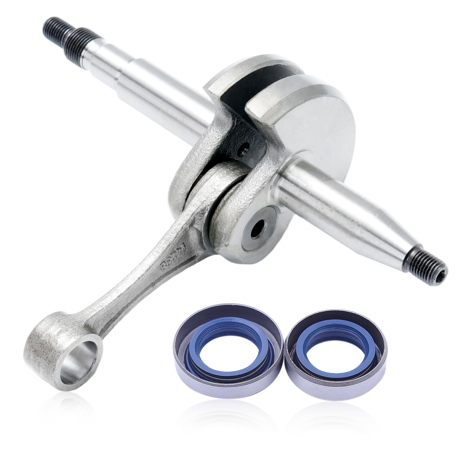 Vilebrequin per Seghe per Calcestruzzo per Stihl TS410 TS420 Seghe da Taglio con Kit Tenute Olio Seghe a Catena Ricambi 4238 030 0400 9640 003 1570