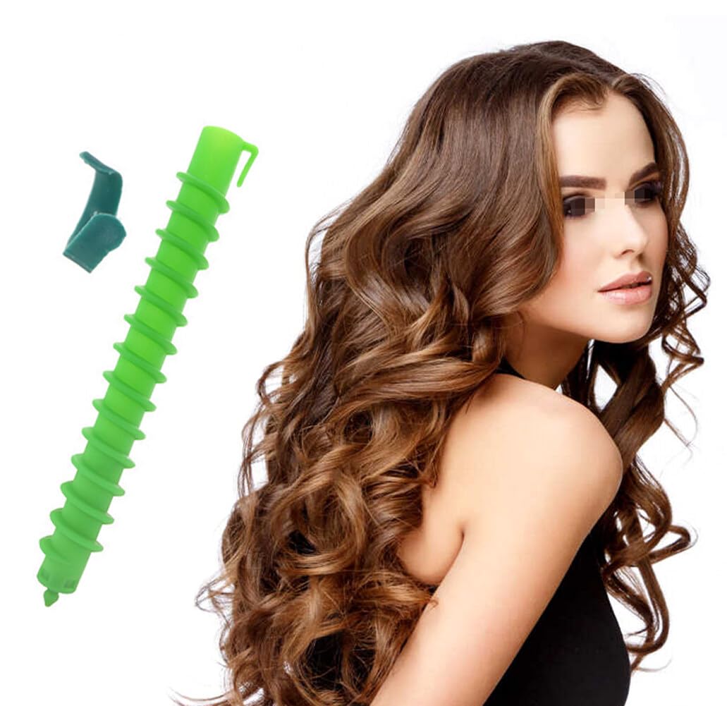 17Pcs Spiral Hair Perm Rod Set 6.5 Inch Long Barber Hairdressing Styling Curling Perm Rod Hair Rollers Hair Curler Salon Tool(Large 0.8 Inch in Diameter) - Image 4