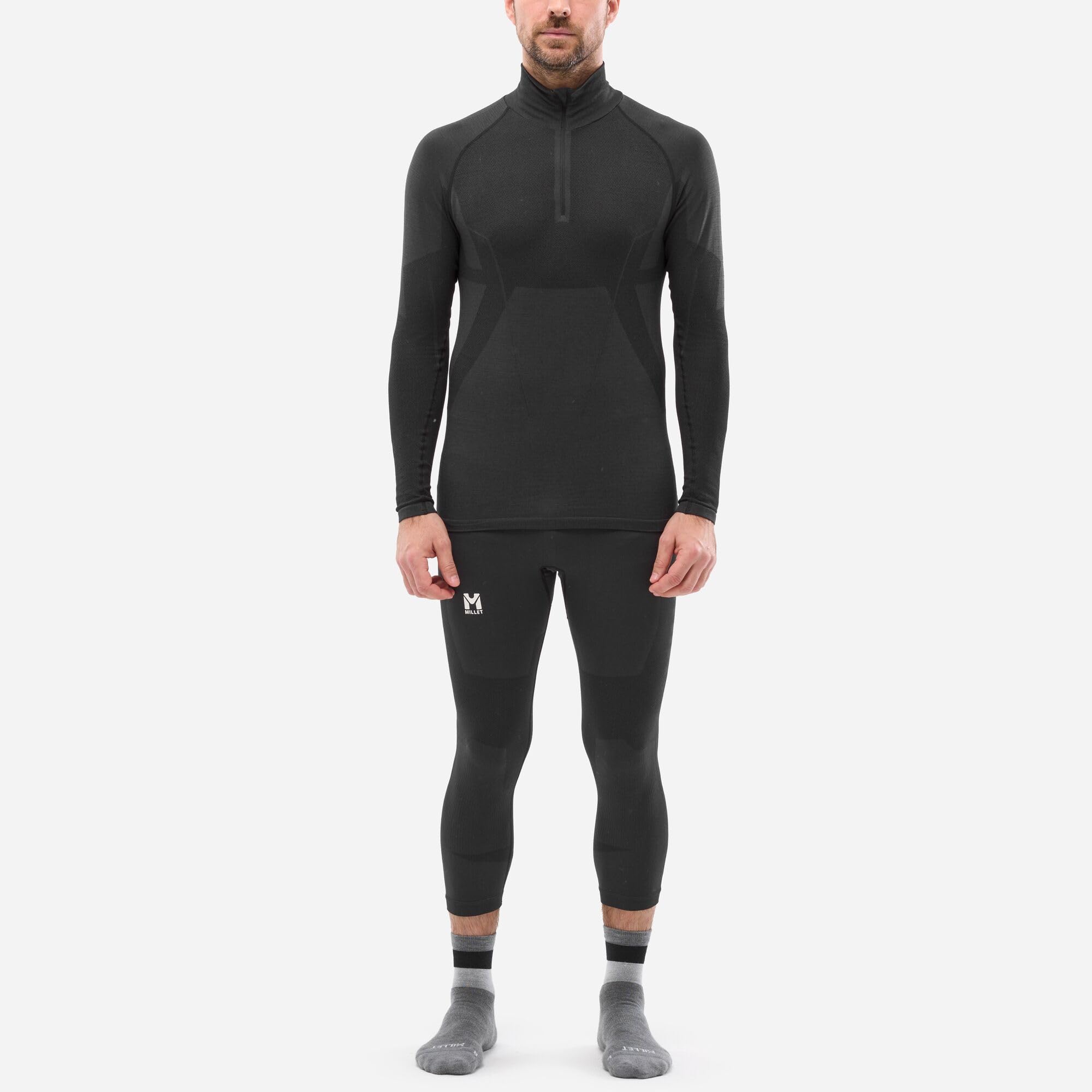 Millet Carline Soft Ls 1/2 Zip M Straight Homme