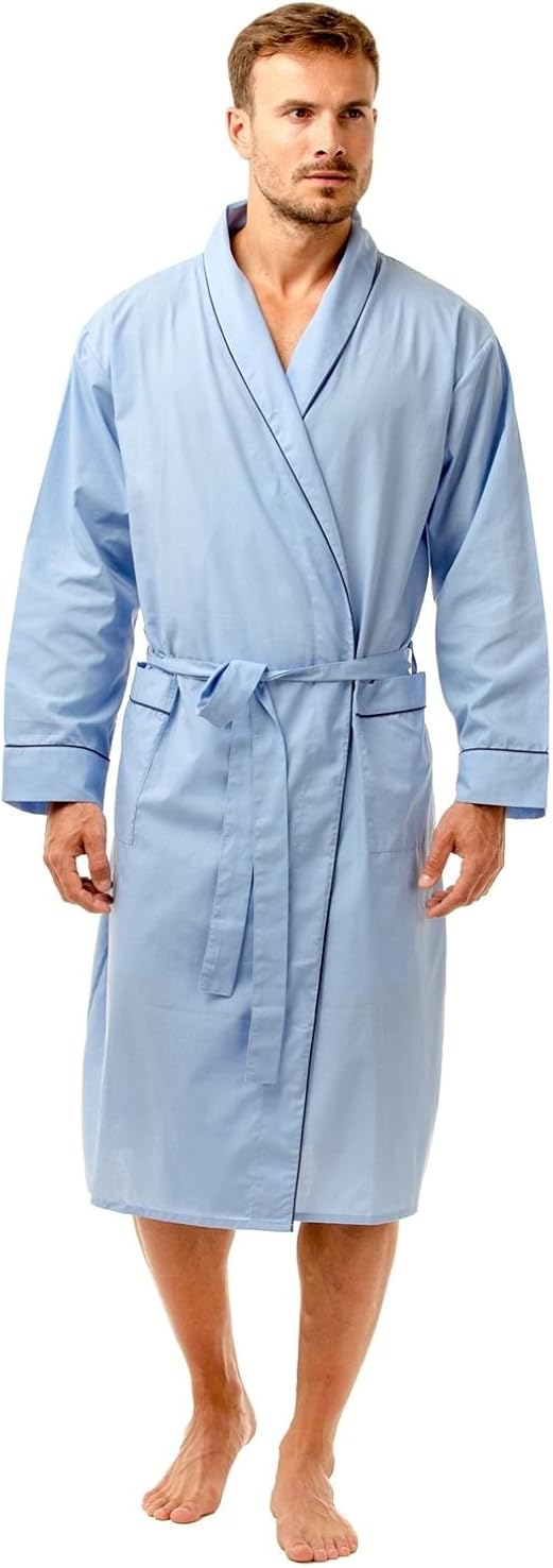 Poly cotton dressing gown Clearance