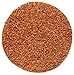 SAFAVIEH Leather Shag Collection Area Rug - 6' Round, Orange, Hand-Knotted Modern Leather, Ideal for High Traffic Areas in Living Room, Bedroom (LSG601P)