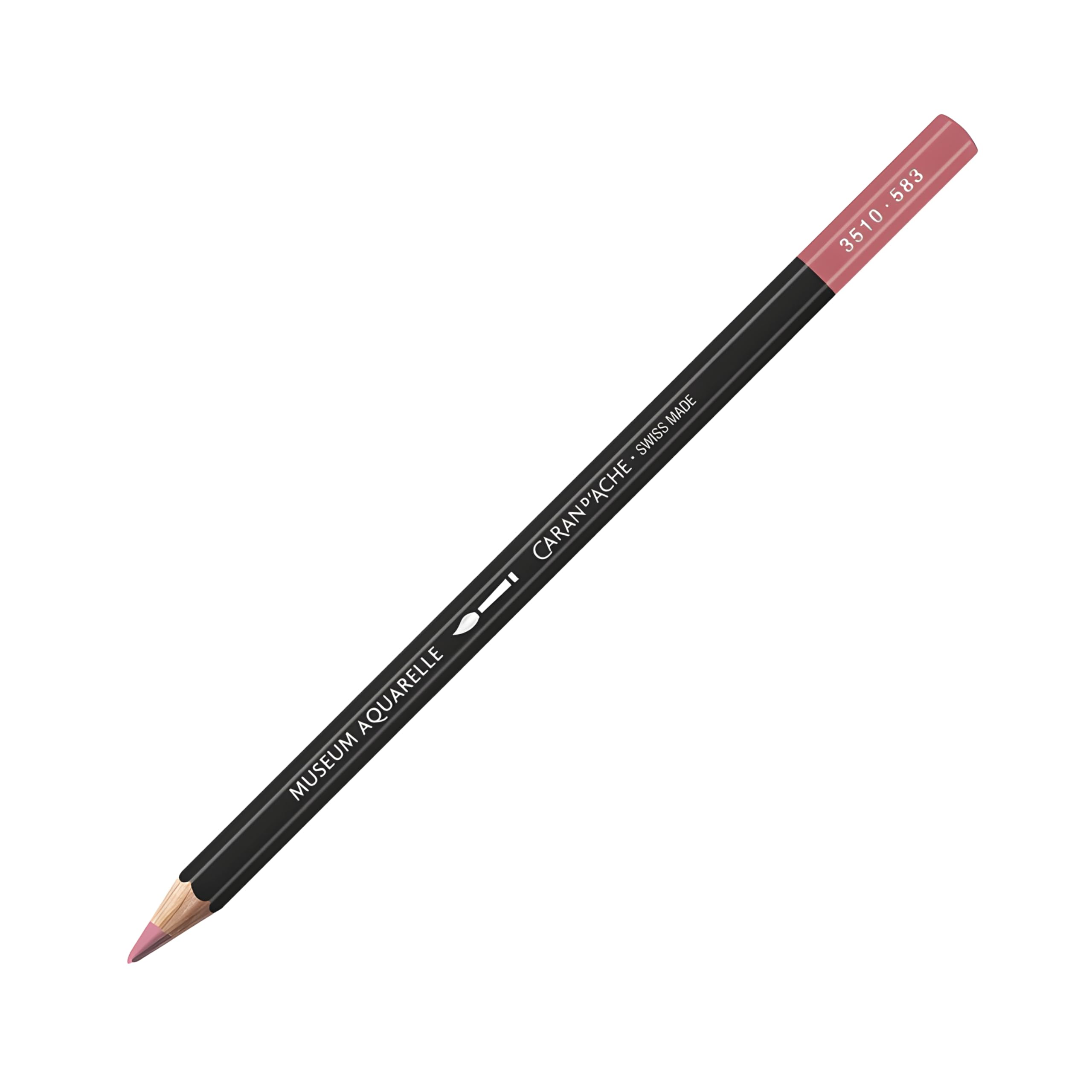 Caran d'Ache Museum Aquarelle Pencil, Violet Pink (3510.583)