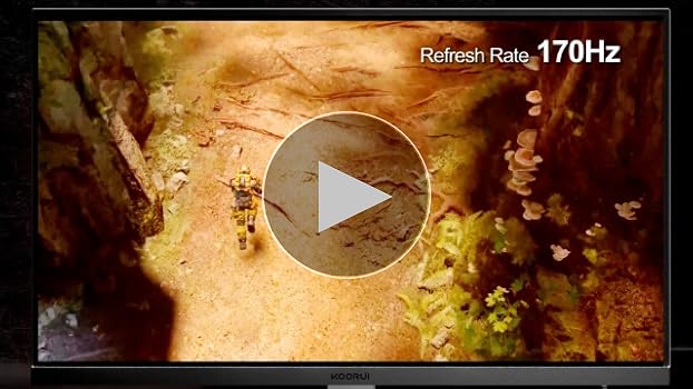 KOORUI 27 Inch Gaming Monitor QHD (2560 x 1440), 170 Hz, 1ms