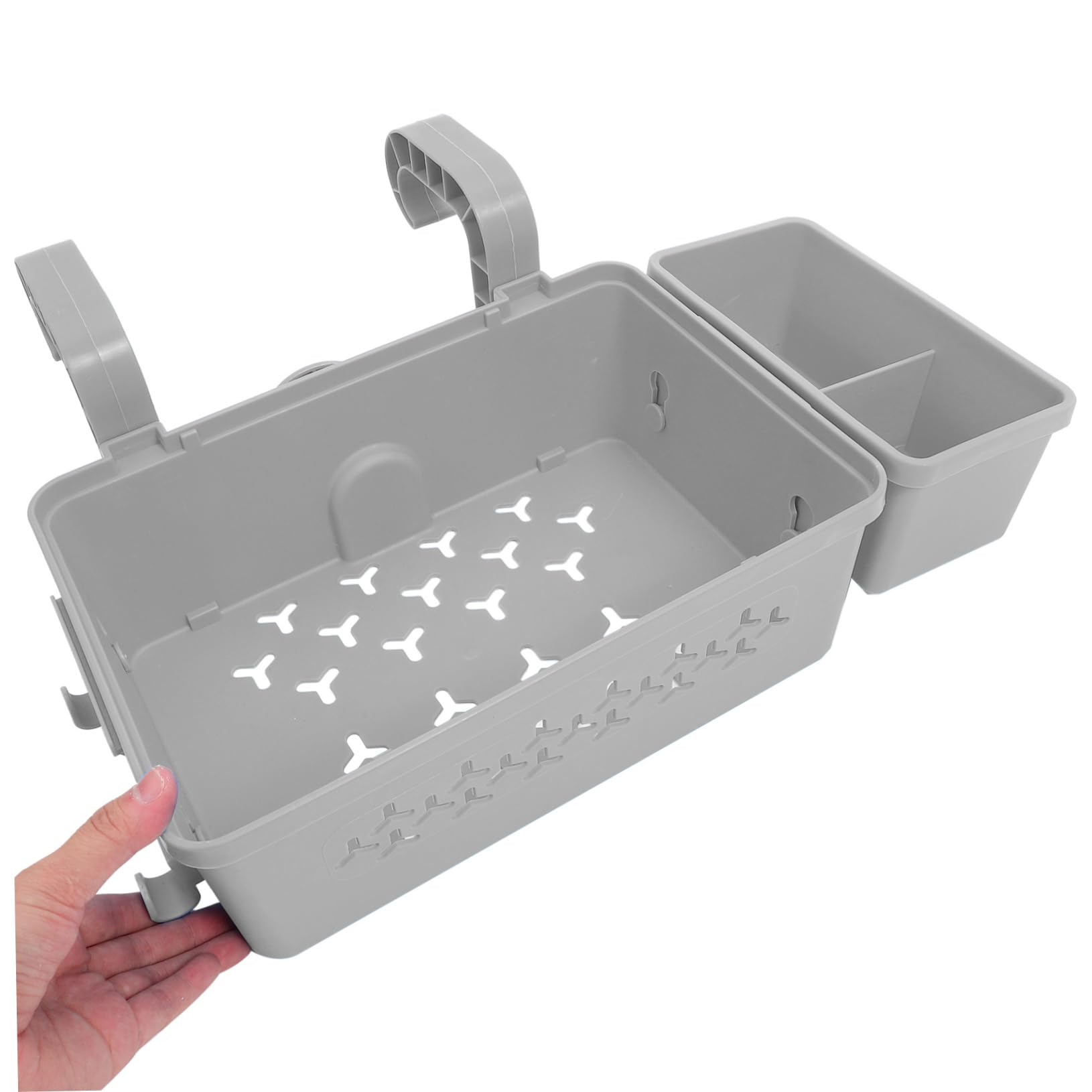 Cesta de Almacenamiento para Piscina de Plástico Pp Diseño Espacioso y Resistente para Colgar Toallas y Accesorios en Áreas de Piscina