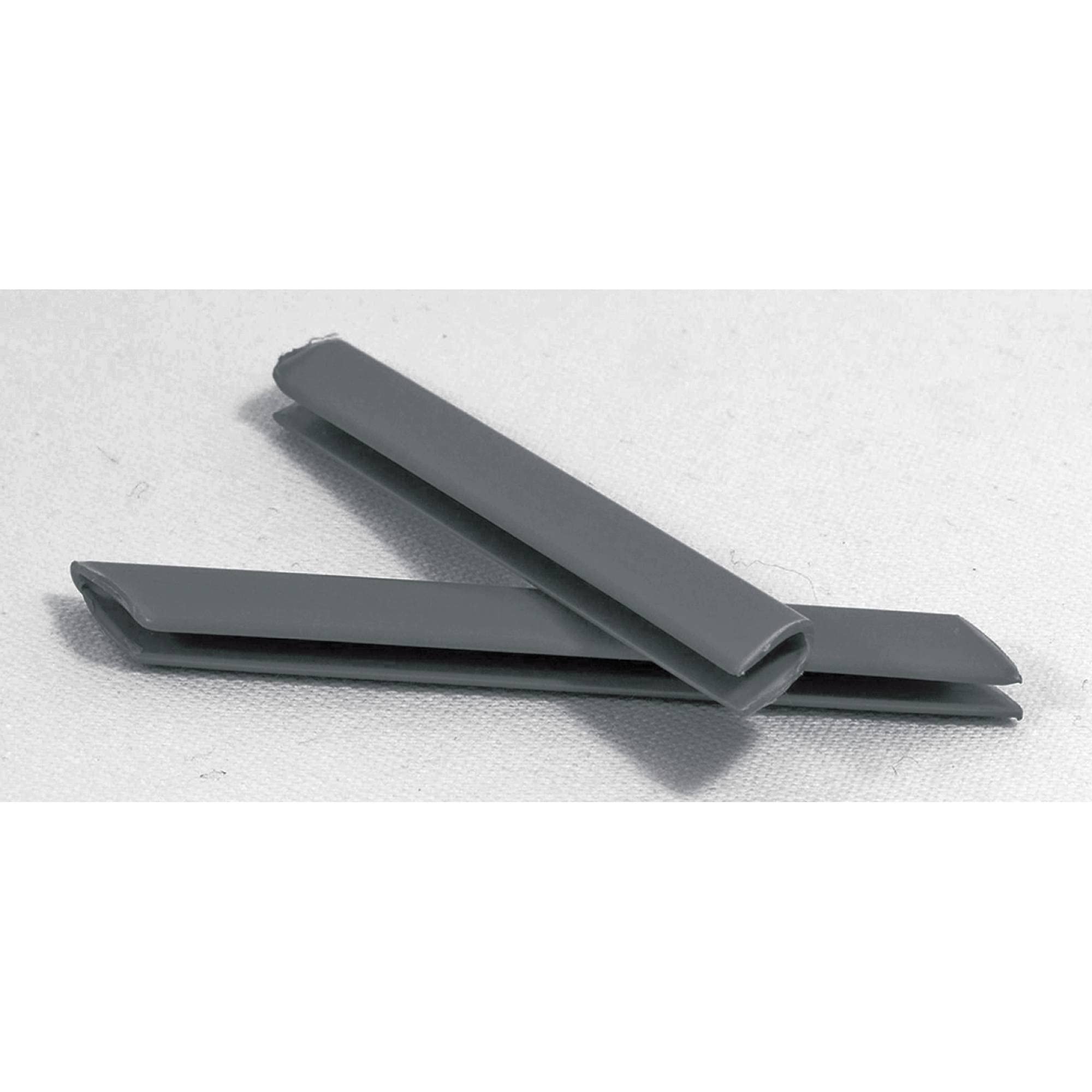Profilverbinder für Pool Handlauf/Bodenschiene Q4, Q2, Q5 (Beutel 12 Stück) grau