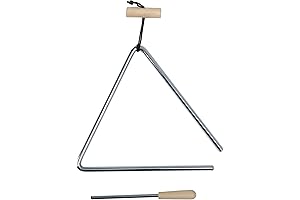 8-Inch Triangle Musical Instrument with Striker: Captivating Rhythms