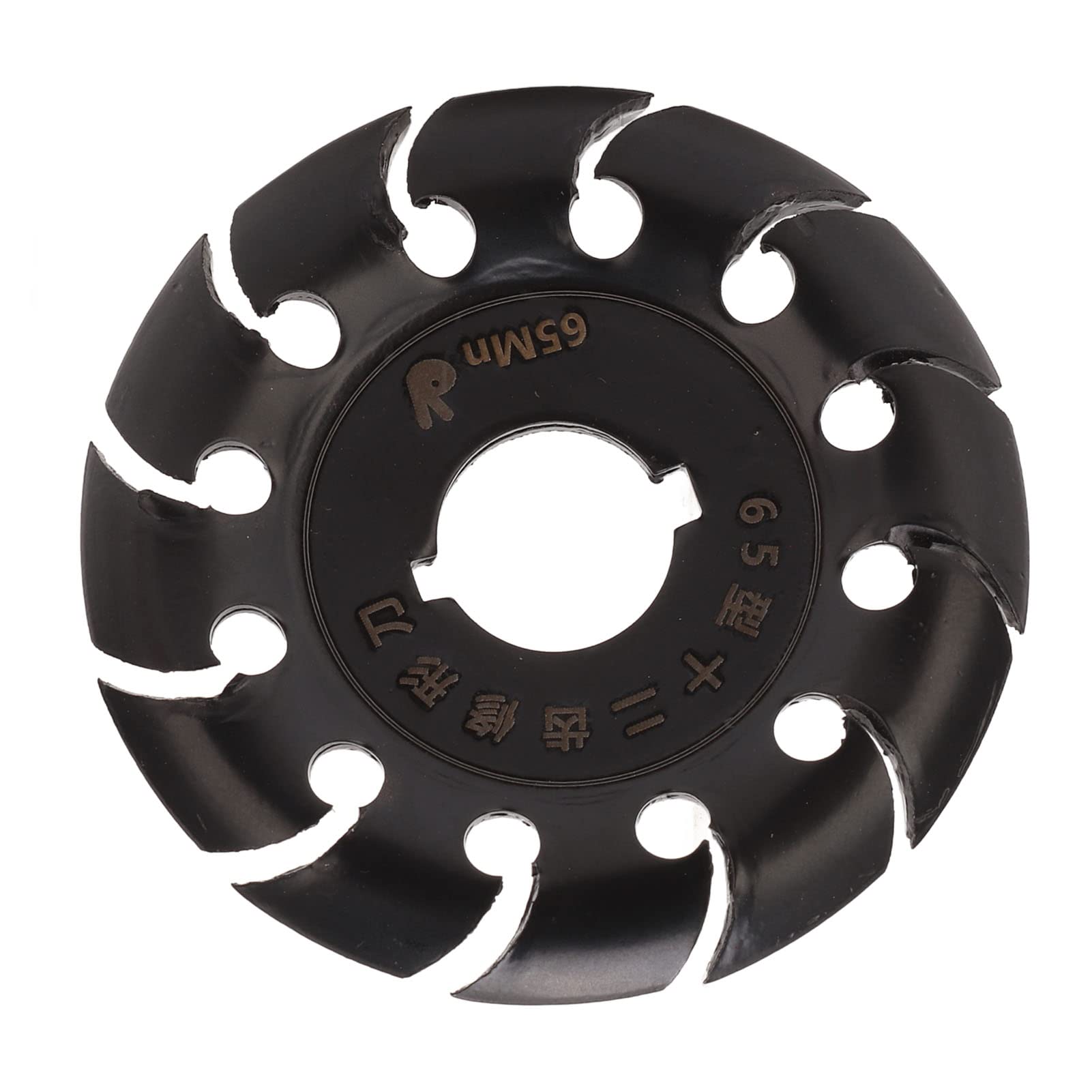 NDNCZDHC Wood Carving Tools for Angle Grinder 12 Teeth Grinder Wheel Shaping Disc for Wood Cutting, Angle Grinder Attachments (Black)