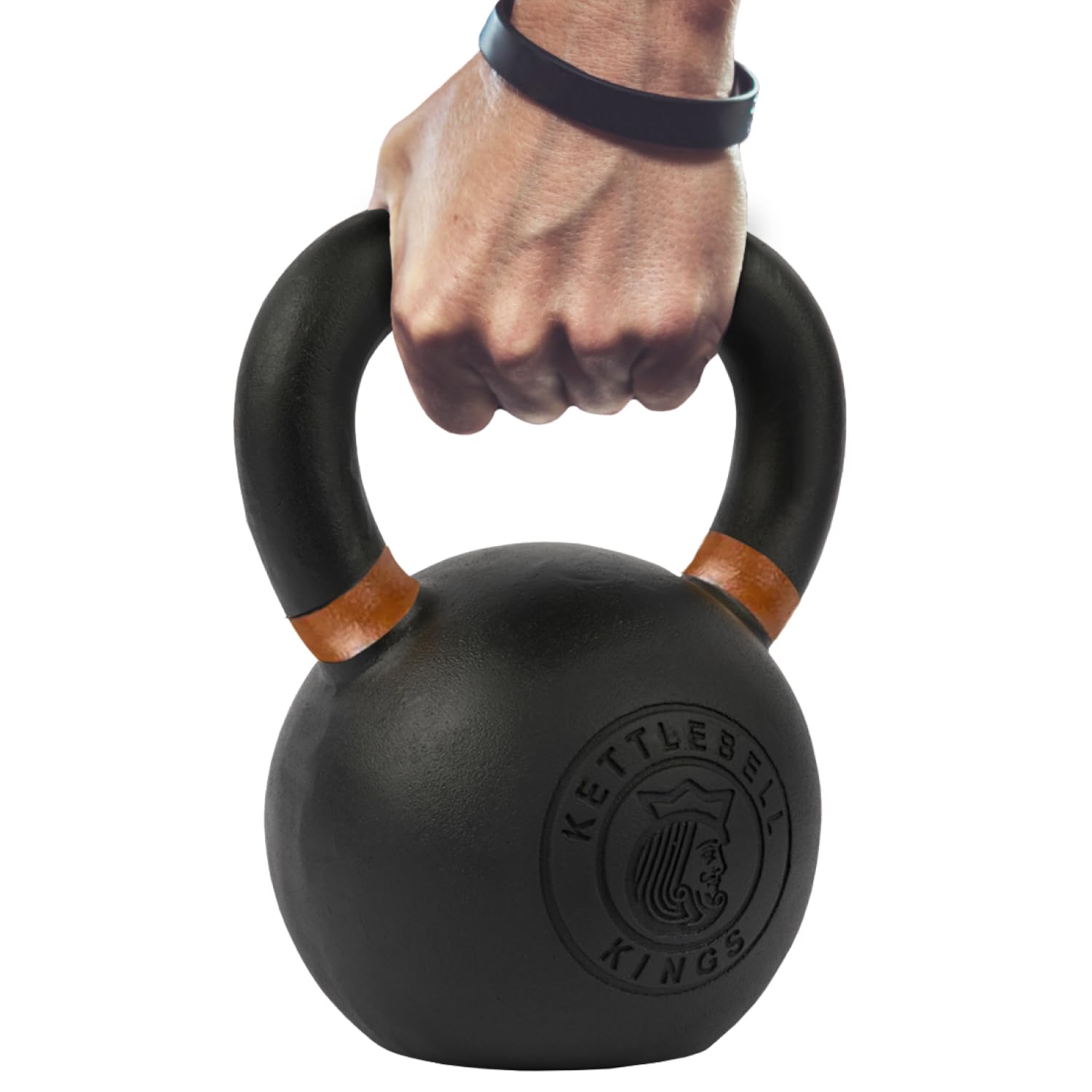 Kettlebell Kings Powder Coated Kettlebell Weights - 9-97 lb Strength Training Kettlebells for Men and Women - Hand Weights Workout Gym Equipment - Weights Set for Home Gym- New