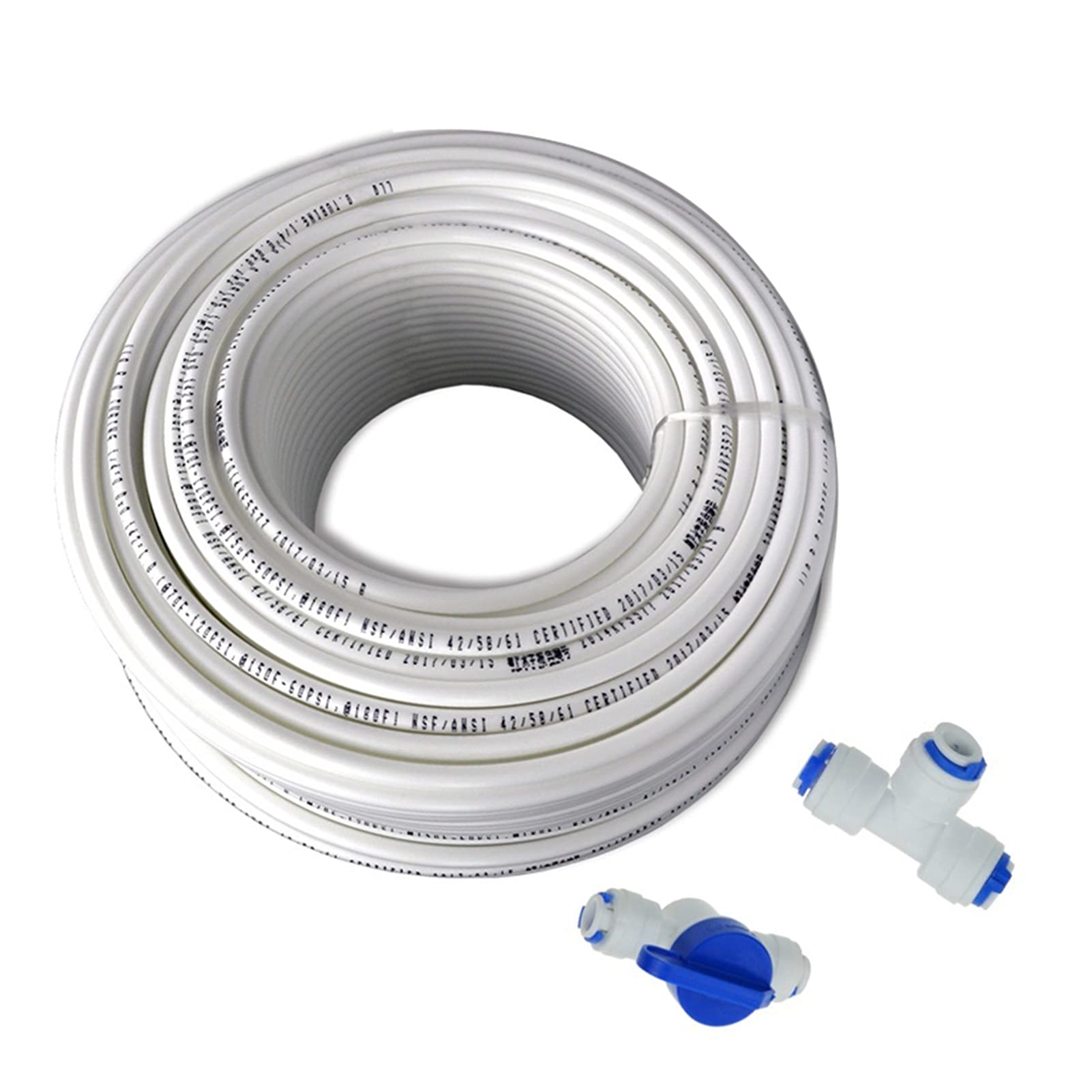Lodówka Ekspres do kawy Lodówka System filtra wody RO Oczyszczony złącze dozownika wodnego 6M Tubing z 1/4 "