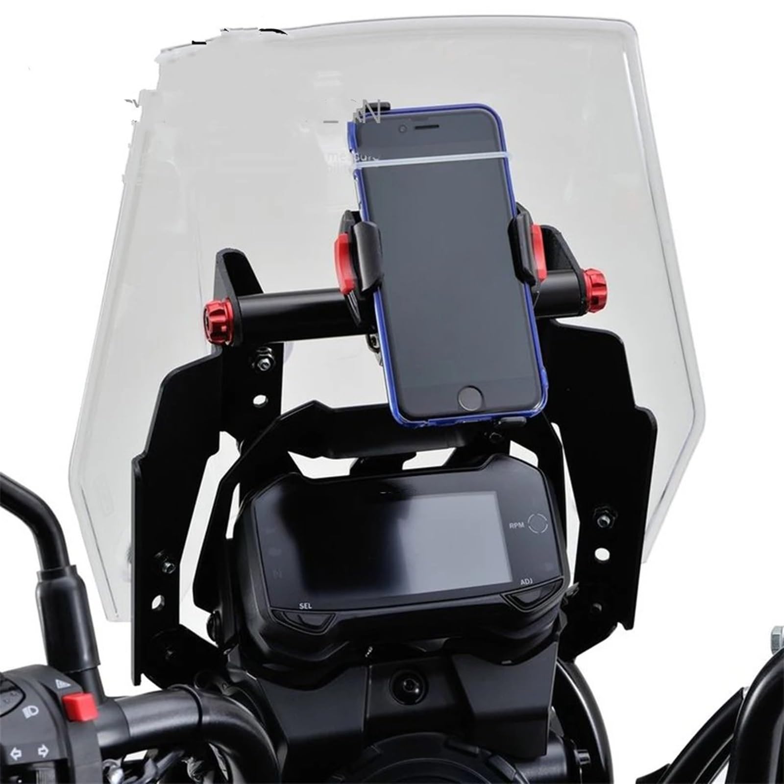 Soporte Navegación GPS Nuevo Soporte Navegación GPS Soporte para Teléfono Móvil Adaptador Montaje para Suzuki para V-Strom DL250 DL 250 para V Strom Soporte para Navegación GPS