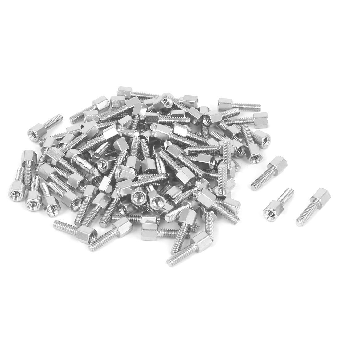 3NH® M3x5mm+10mm Male to Female Brass Spacer Hexagonal Standoff Support 100pcs-image-22