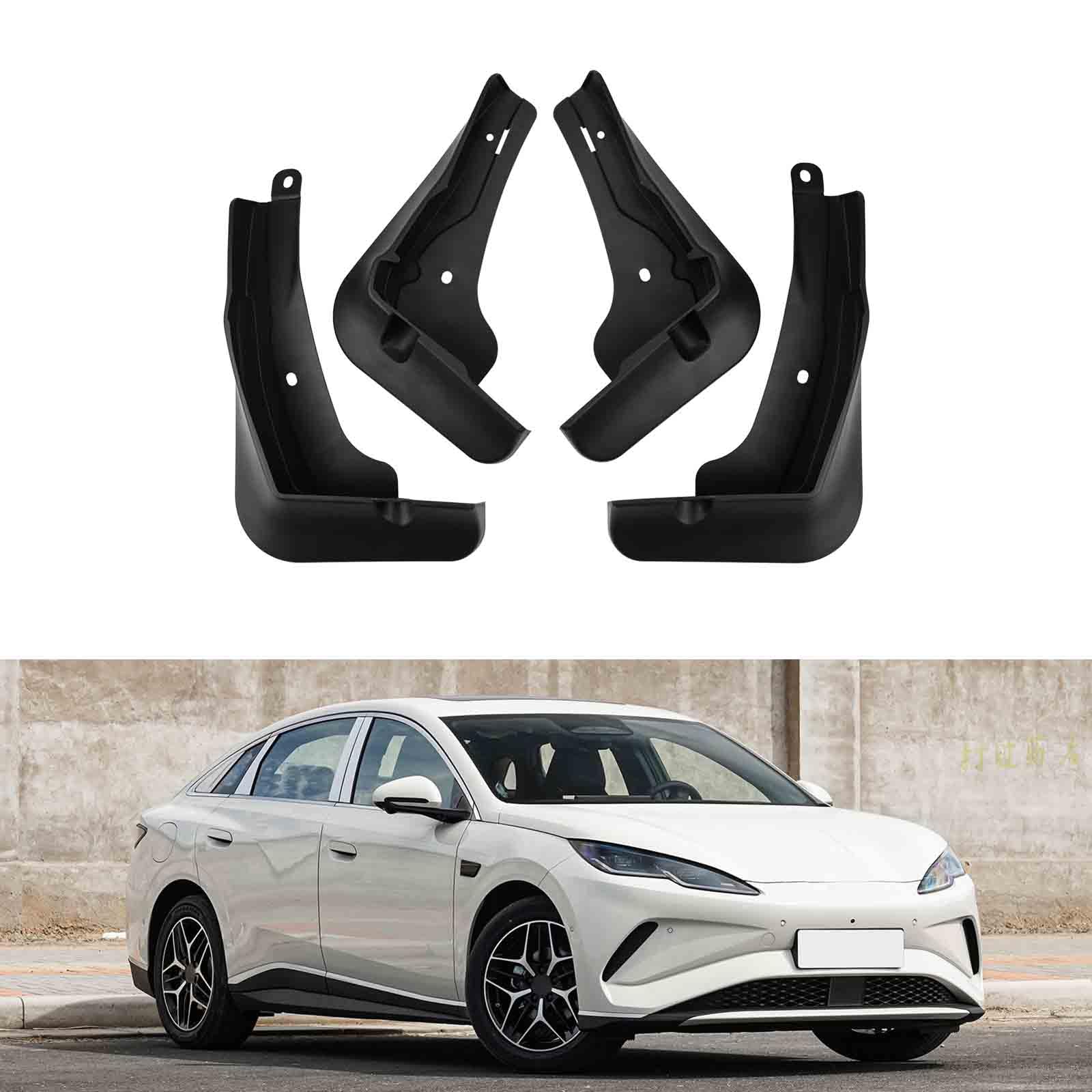YPSBBHD Car Mud Flaps Fender Splash Guards, Compatible with BYD Seal 06 EV 2025, Splashproof Exterior Accessories for Car Wheel Protector