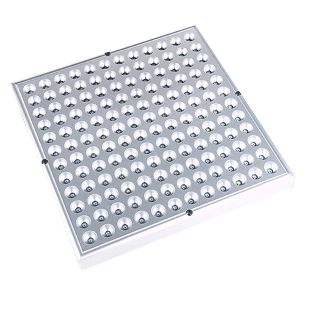 Lampada LED la Crescita delle Piante 45w Luce a Spettro Completo per Succulente e Piantine da Interno Distribuzione Uniforme della Luce in Plastica Argento