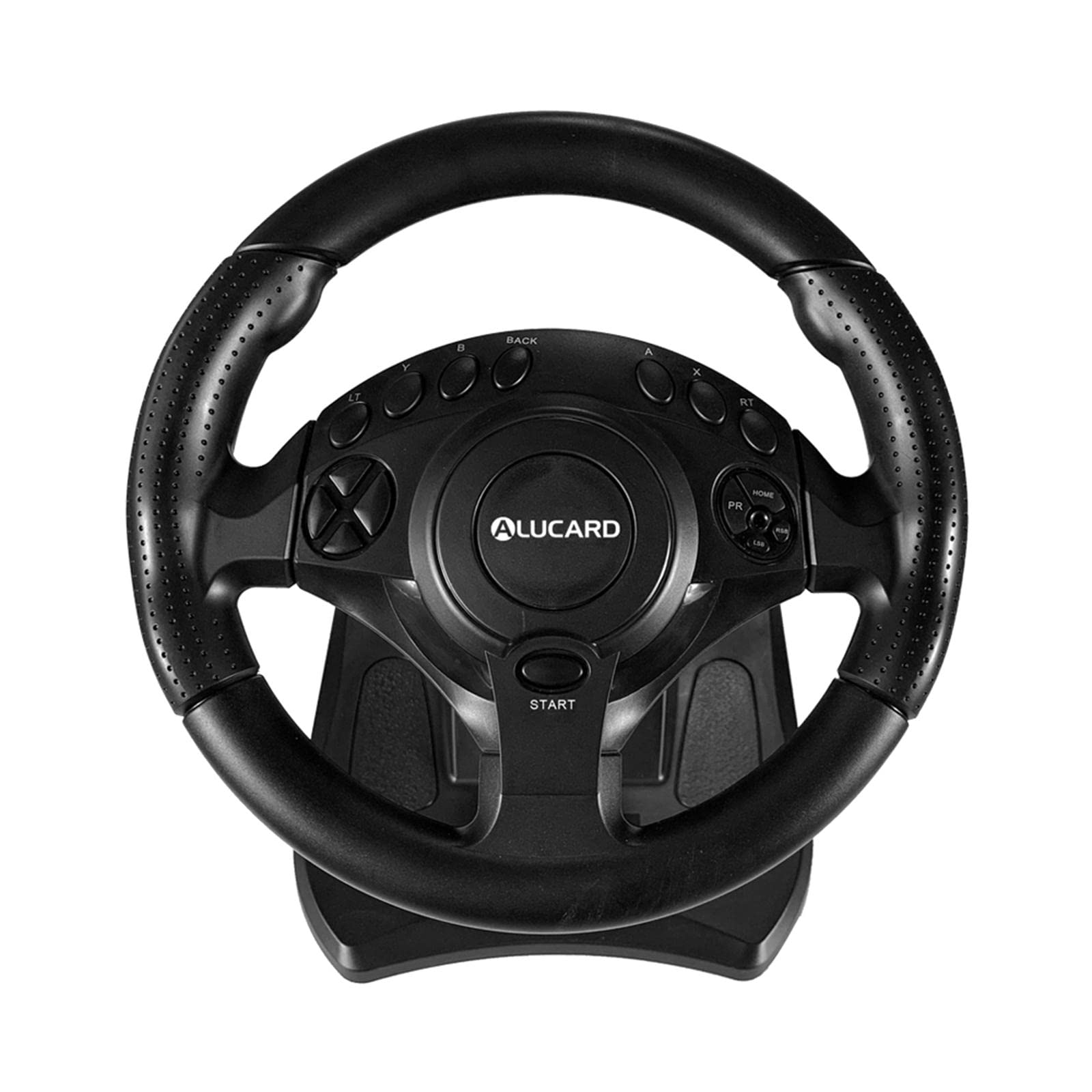 Pedale per Volante da Gioco con Vibrazione USB per Auto da Corsa / PS3 PC Nero