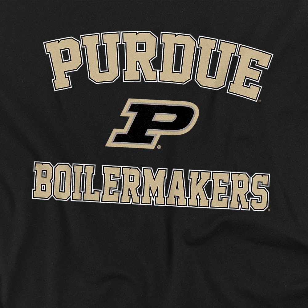 LOGOVISION Purdue University Campus Classic Kids T Shirt (4) for Toddler Boys and Girls, Black