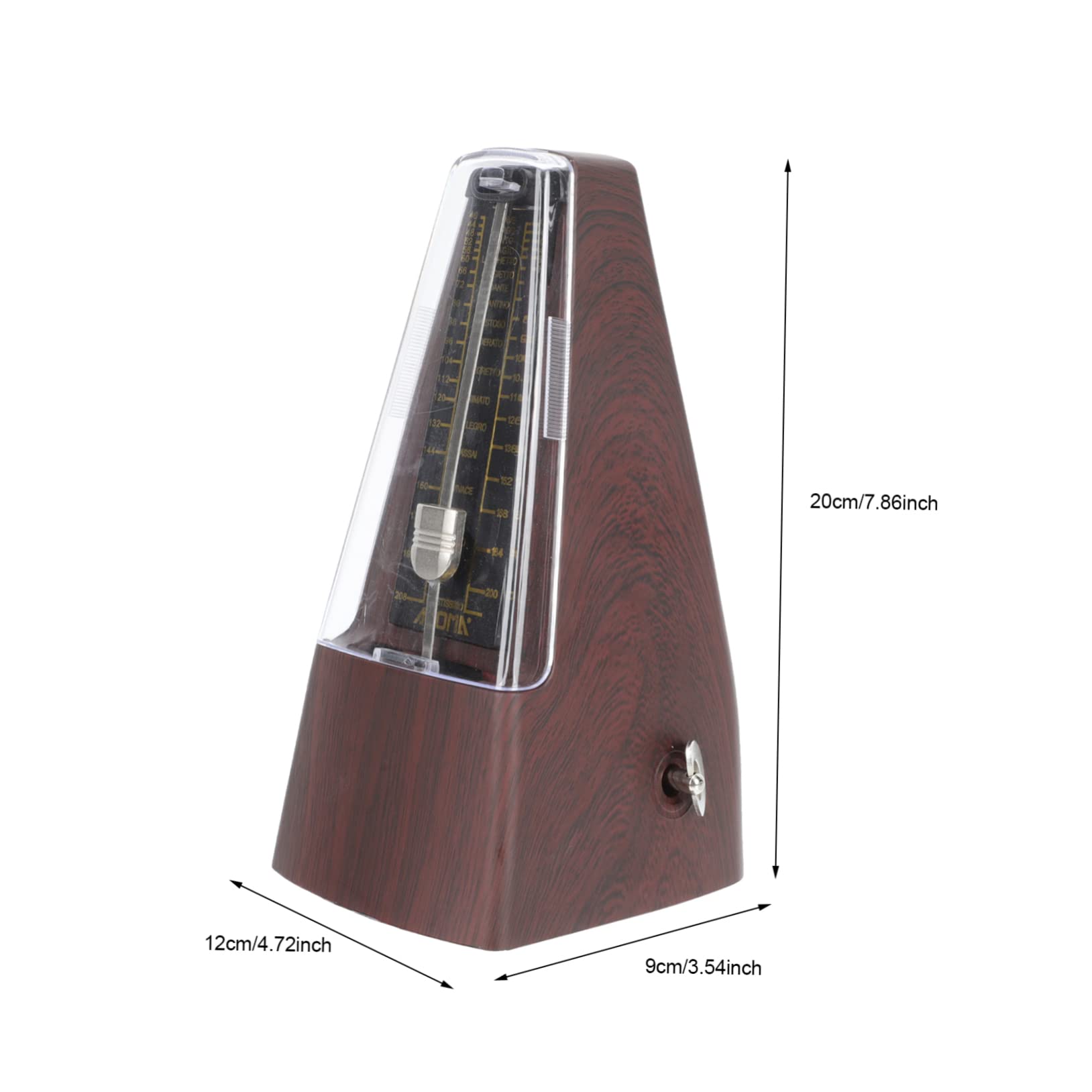 VICASKY Mechanical Tempo Guitar Universal Small Portable Metal Abs Accurate Music Practice Tool