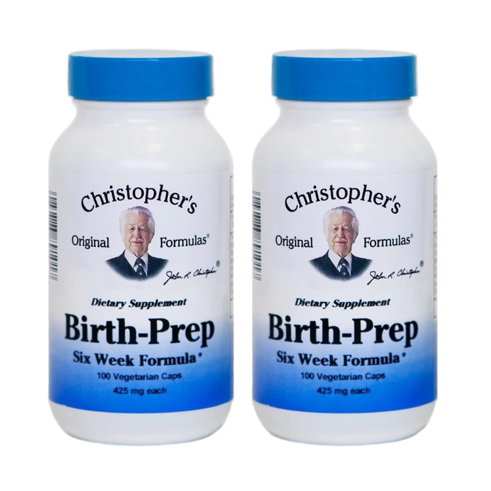 Christopher's Original Formulas Birth-Prep Capsules 100 ct - Herbal Blend for Expectant Mothers - Supports Natural Preparation for Childbirth - Pack of 2