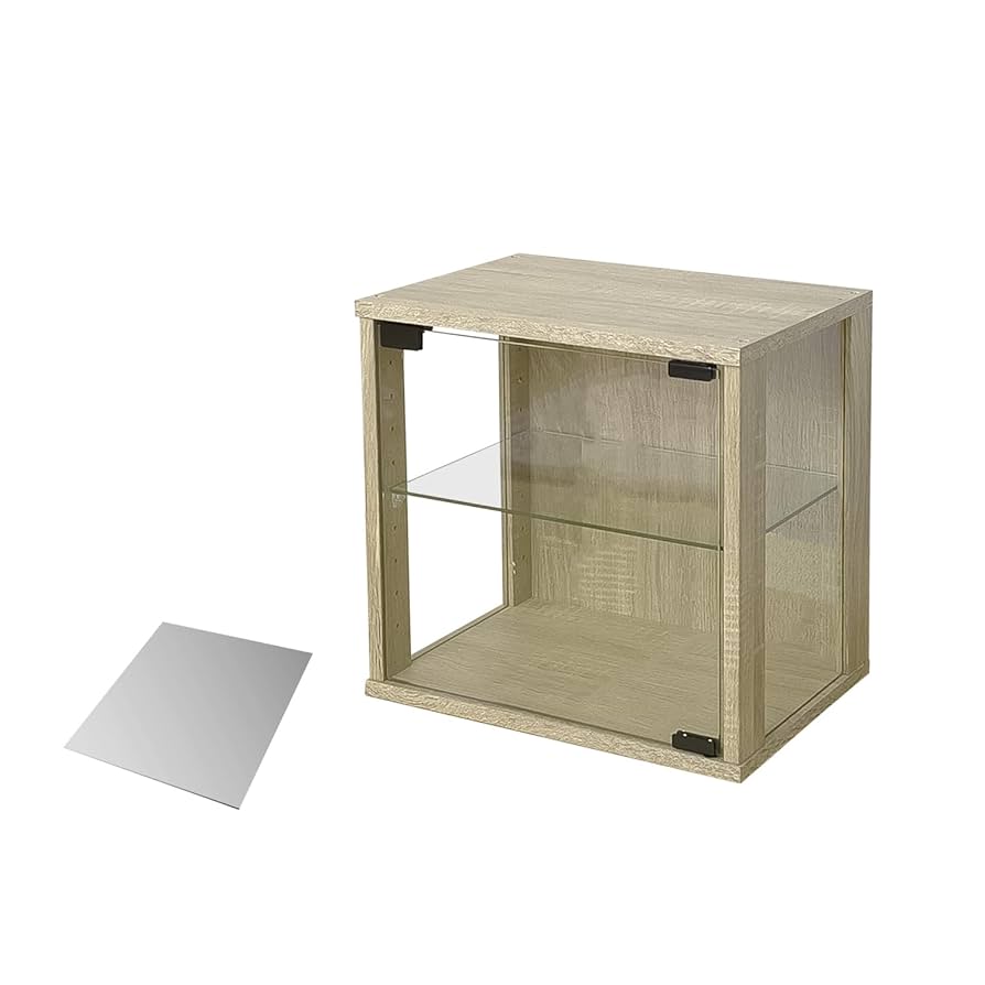 【美品】地球家具 キューブボックス 側面ガラス タイプ CCB 棚・LED付 楽天市場】地球家具 コレクション キューブボックス ガラス扉