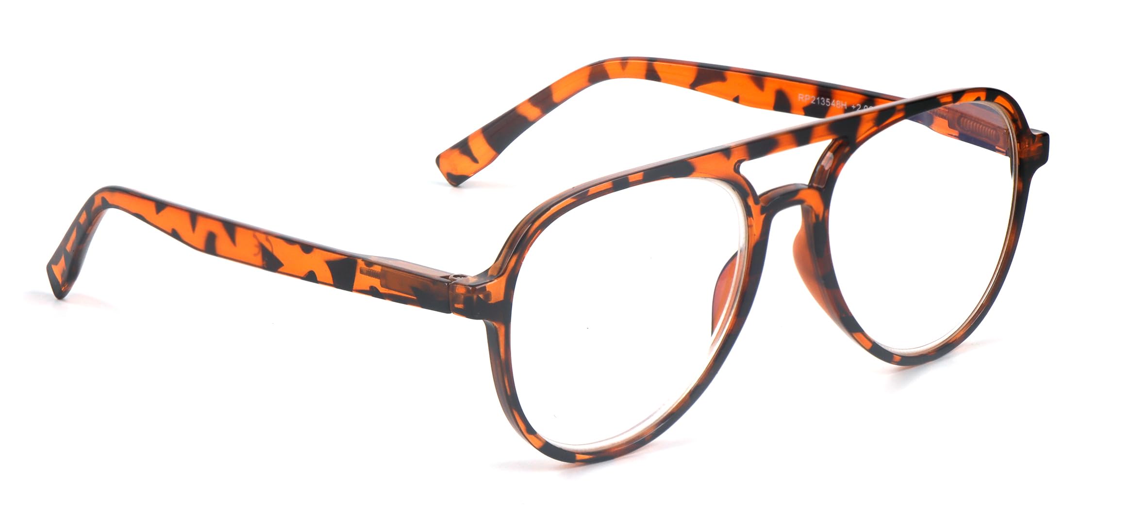 Fads & Fashions Classic Style Funky Reading Glasses Mens Womans with Metal Hinges DX100 (Tortoise, 1.5, x)