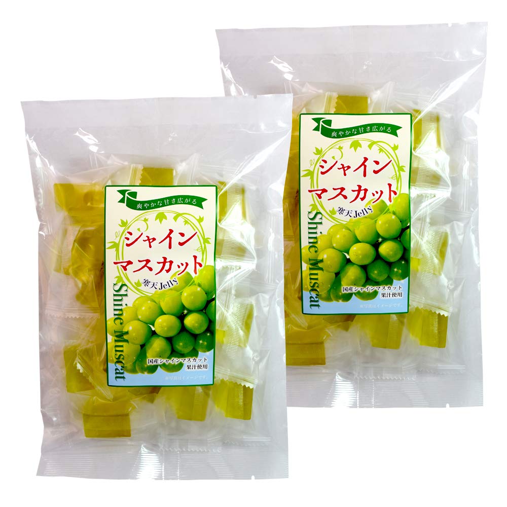 Amazon | 寒天ゼリー シャインマスカット 220g（個包装込み）×2個