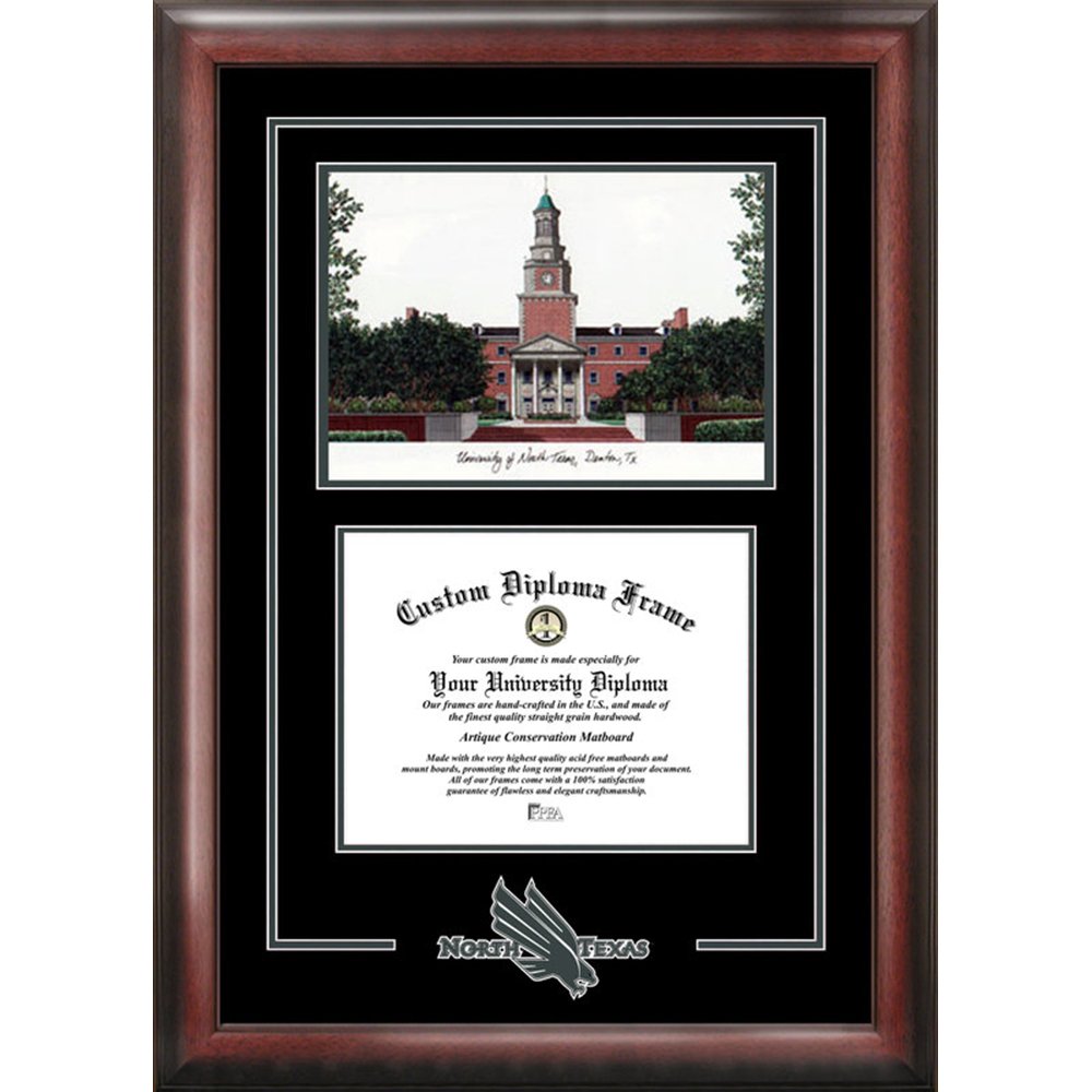 Campus Images North Texas Mean Green Spirit Graduate Diploma Frame – 11