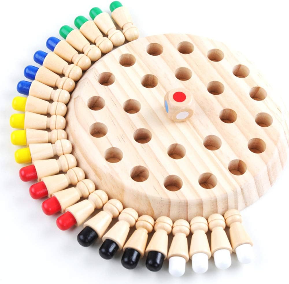 Wooden memory matchstick chess Clearance