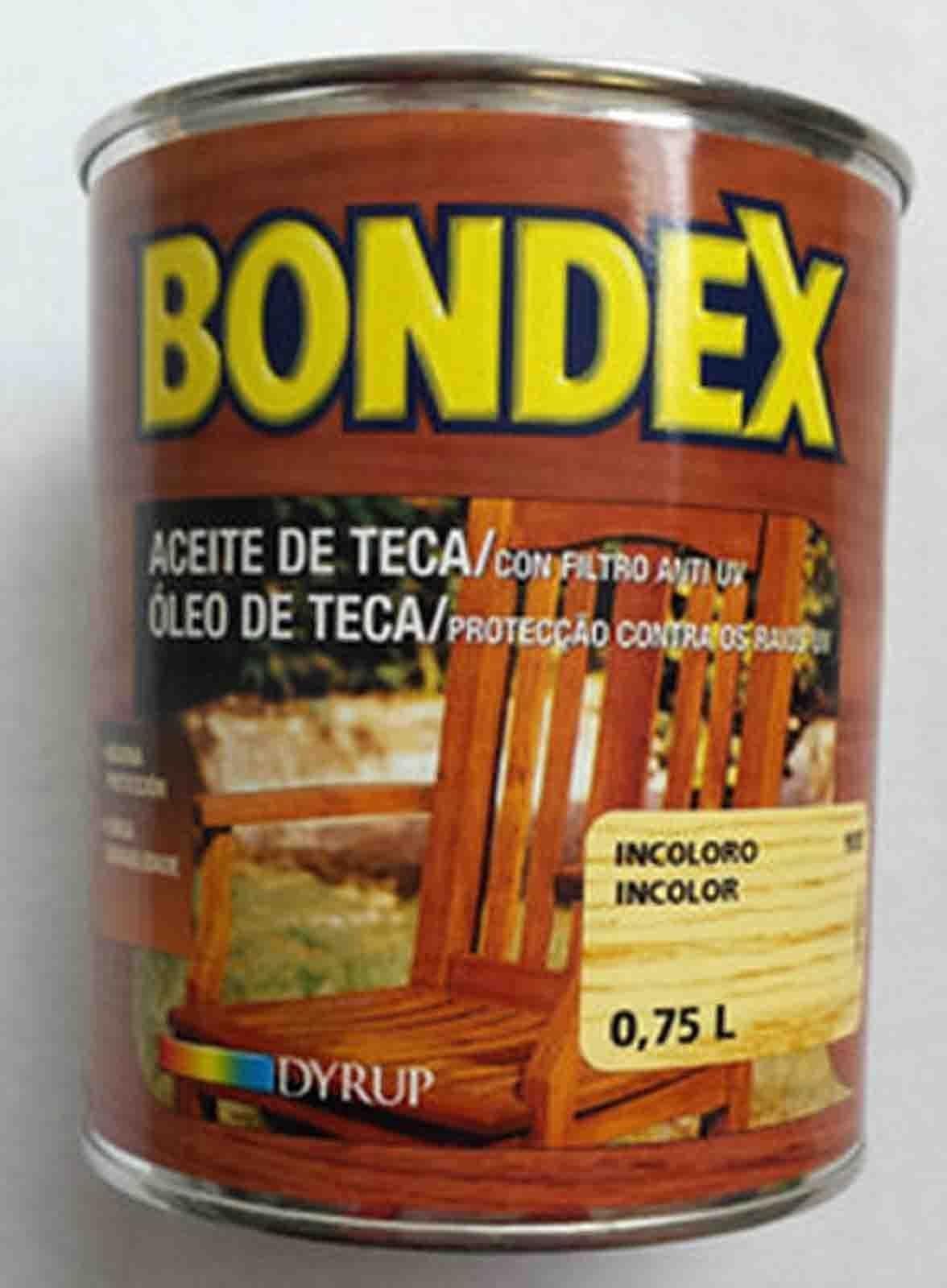 Bondex Teak Oil Colourless 0.75 L.