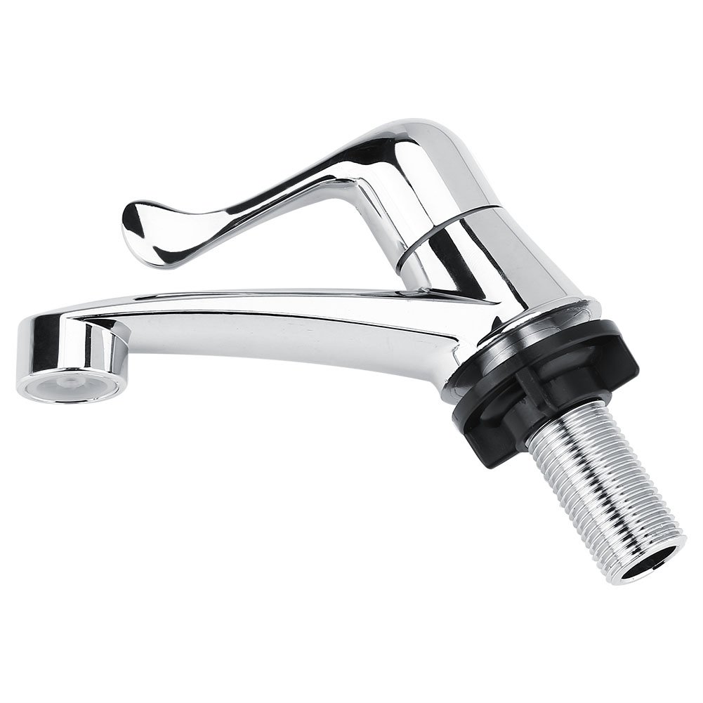 ABS Basin Faucet Bathroom Sink Faucet Single Cold Water Tap G1 2 Water Faucet Home Kitchen Bathroom Accessories